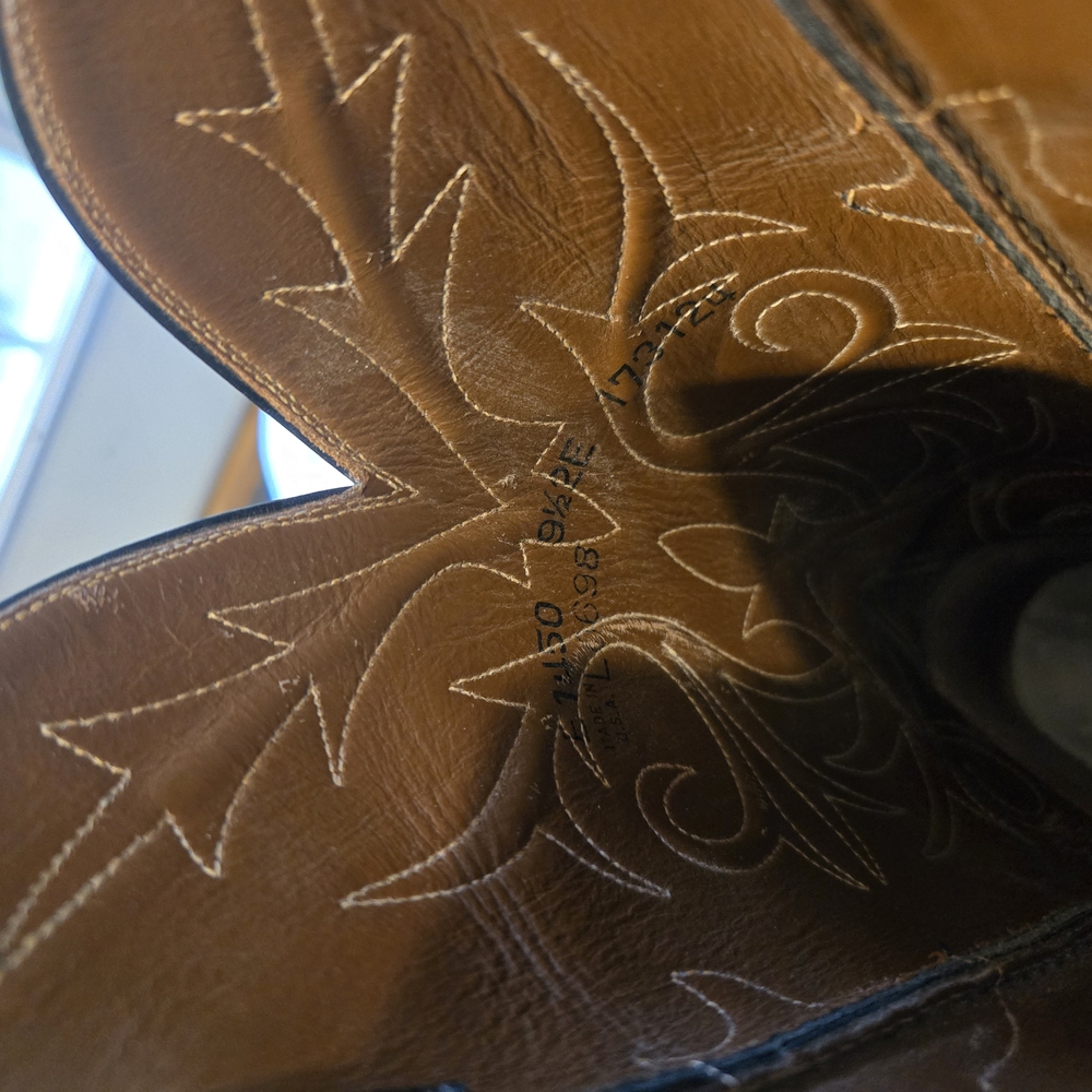 Black Western Cowboy Boots - Picture 3 of 5